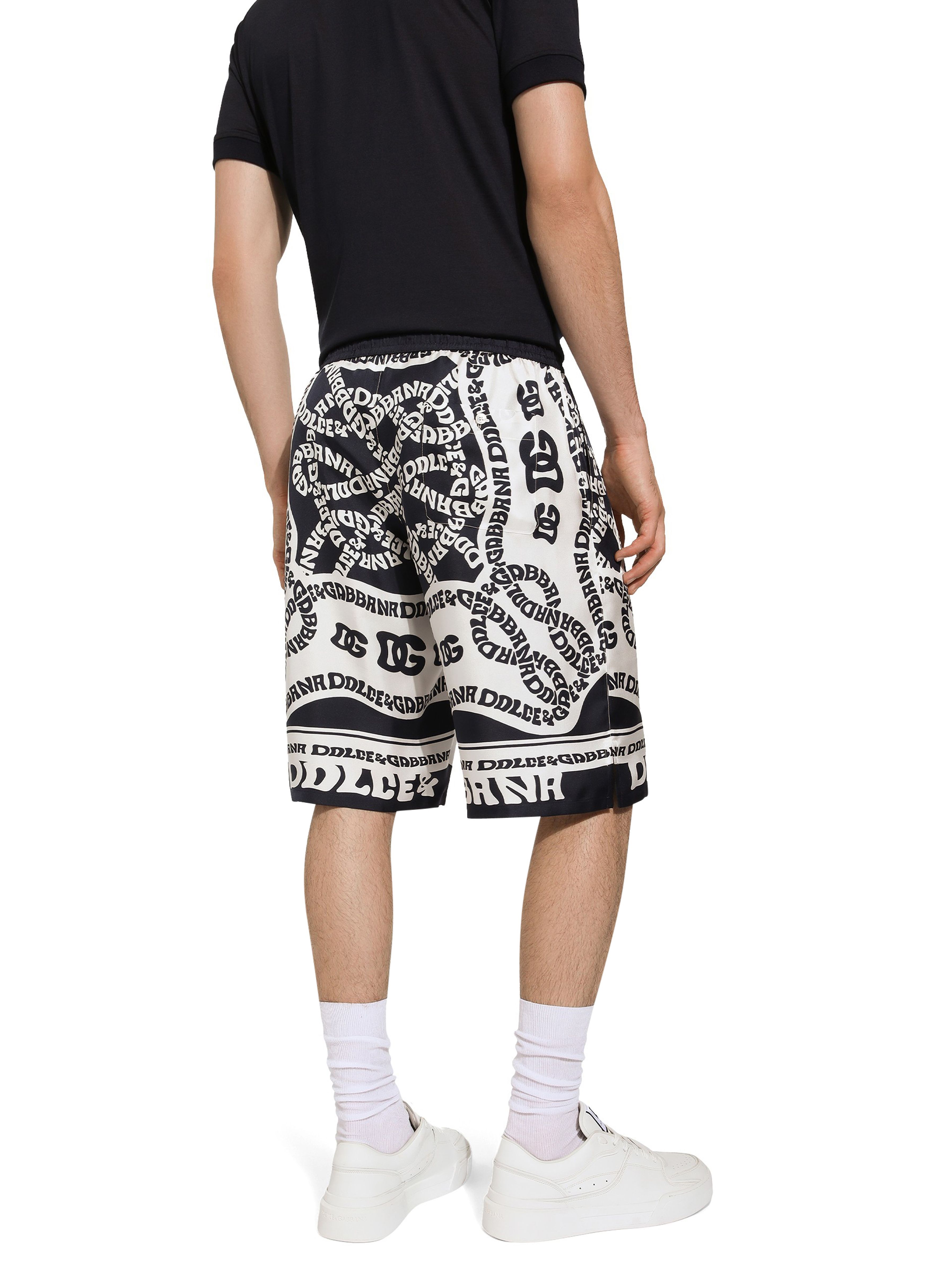 Dolce & Gabbana Silk twill shorts