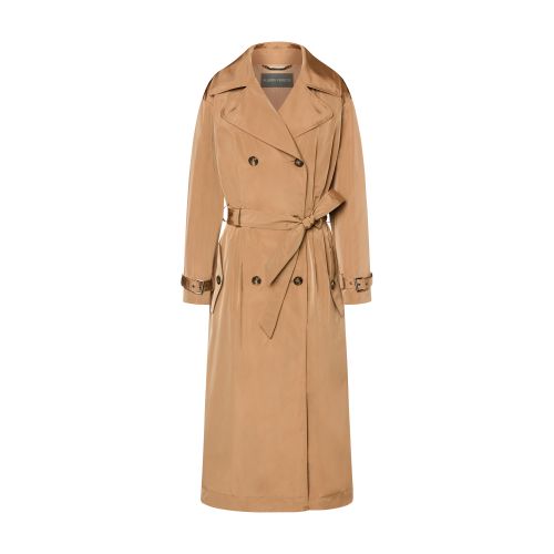 Alberta Ferretti Trench coat in water-repellent stretch technical fabric