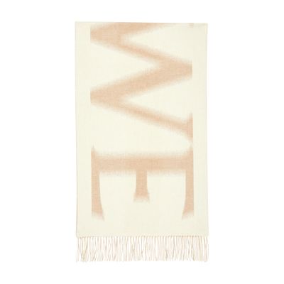 Loewe Loewe Blurred scarf