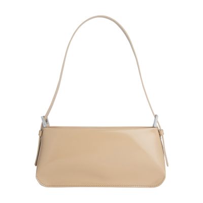 BY FAR Dulce Semi Patent Leather Shoulder Bag