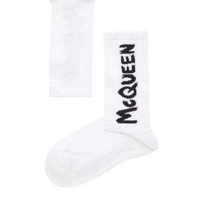 Alexander McQueen Graffiti socks