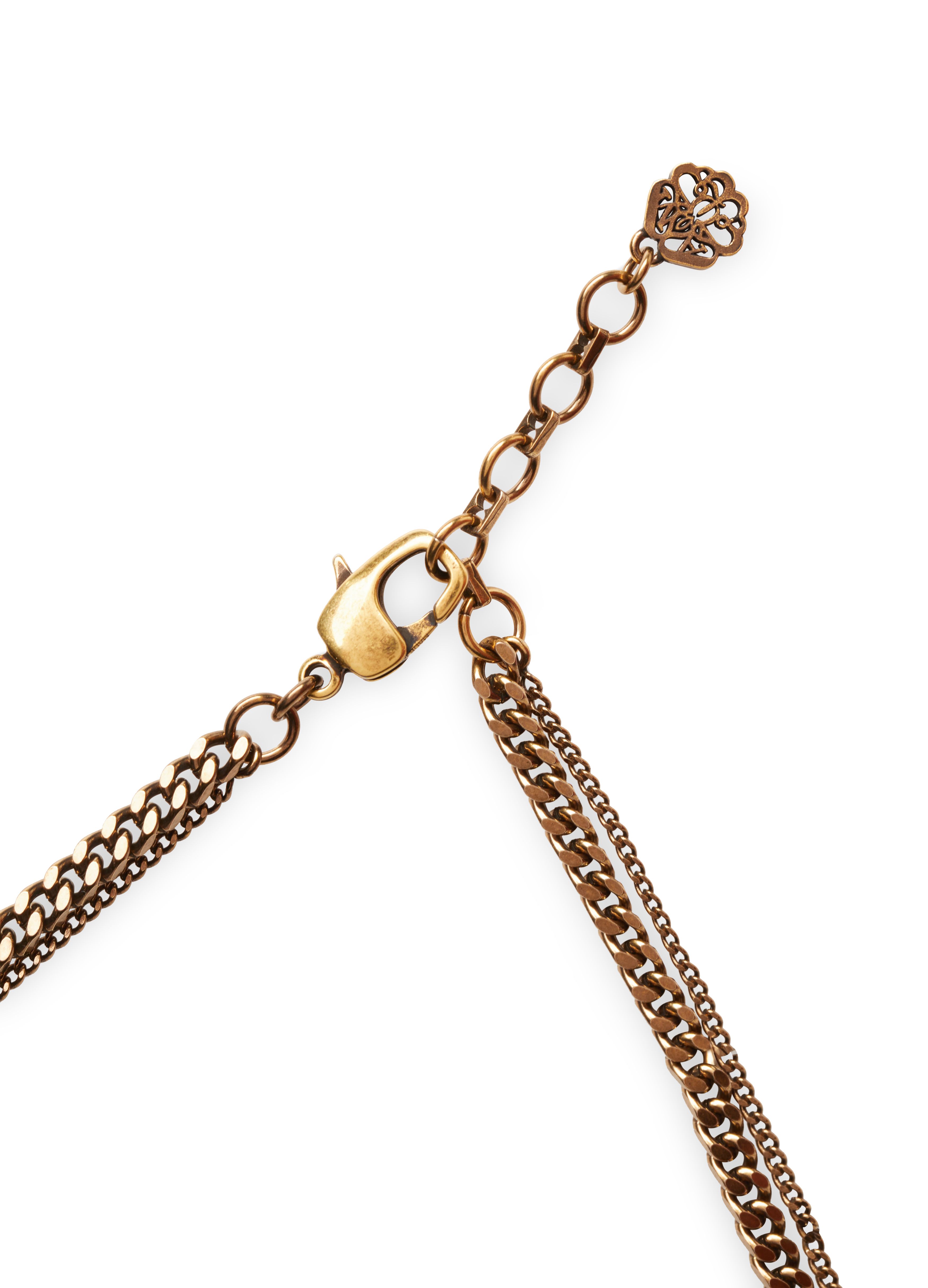 Alexander McQueen Double chain necklace