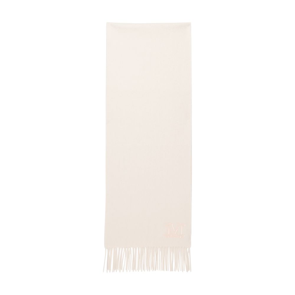 Max Mara Wsdalia logo cashmere scarf