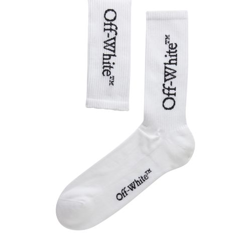 OFF-WHITE Big Logo Bksh Mid calf socks