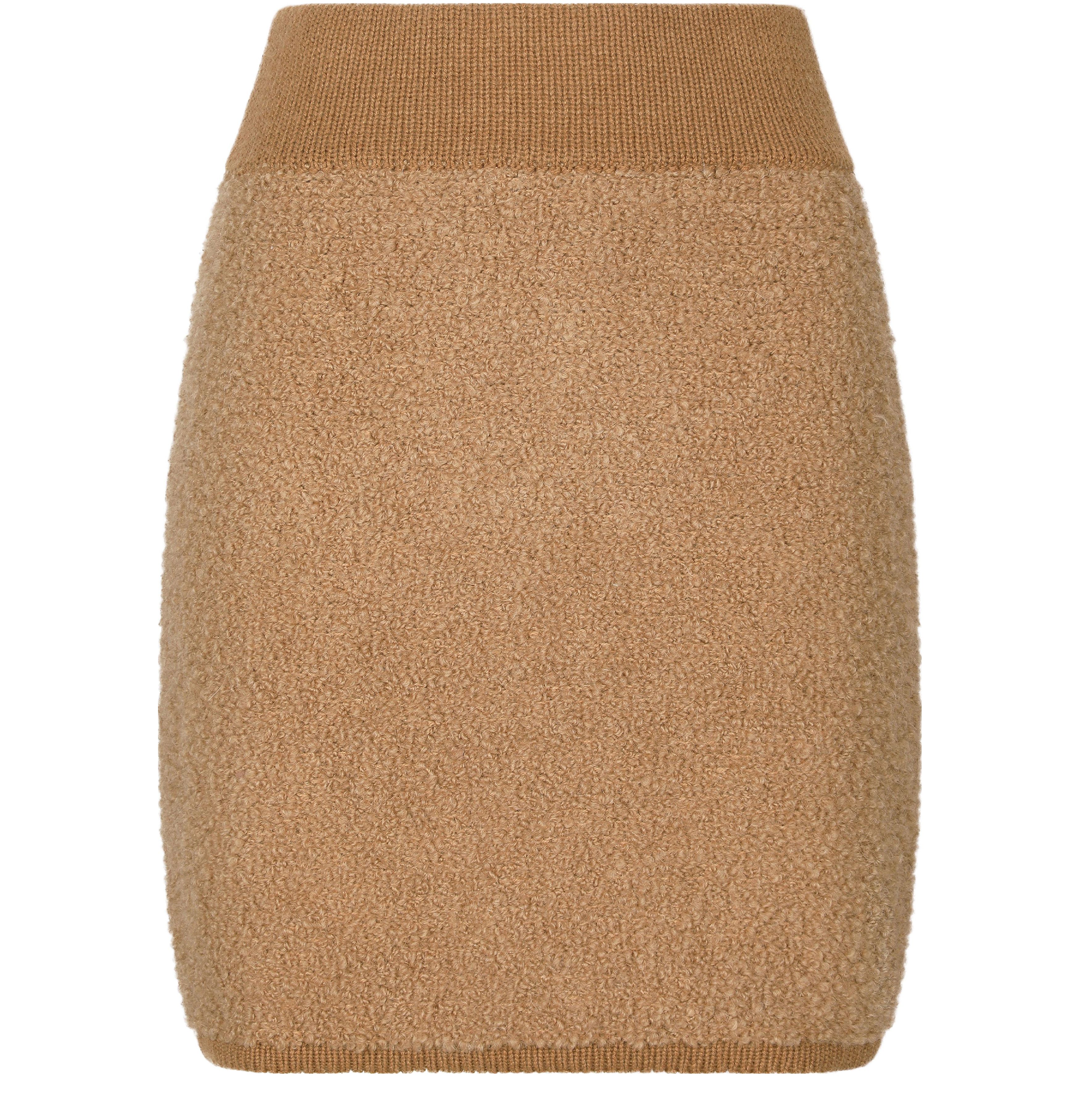 Dolce & Gabbana Short cashmere and alpaca skirt