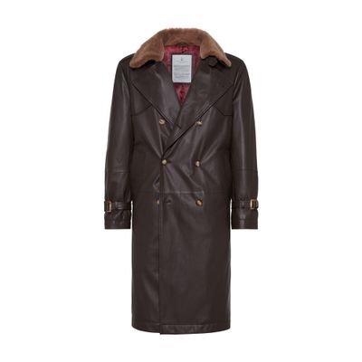 Brunello Cucinelli Padded calfskin trenchcoat