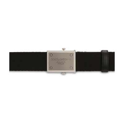 Dolce & Gabbana Tape belt with branded tag