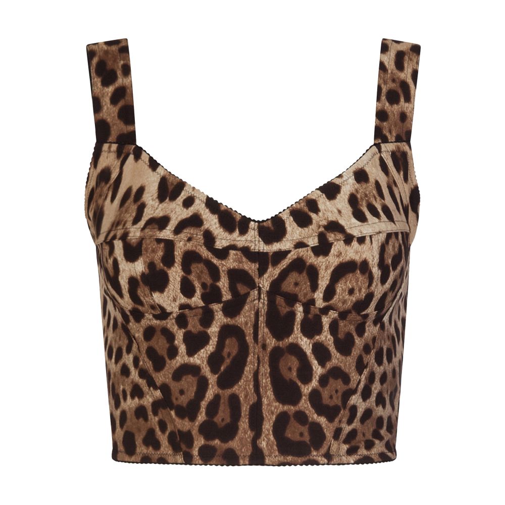 Dolce & Gabbana Charmeuse bustier top