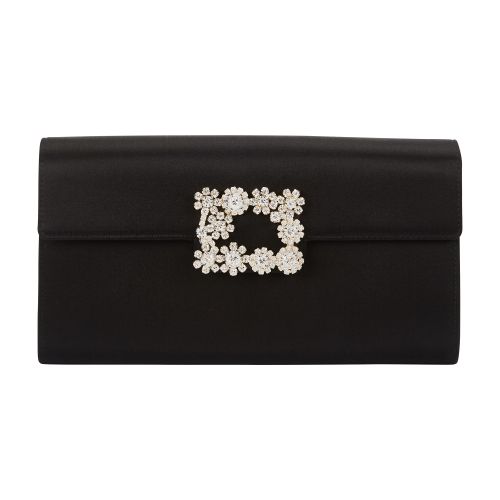 Roger Vivier Envelope flower buckle bag