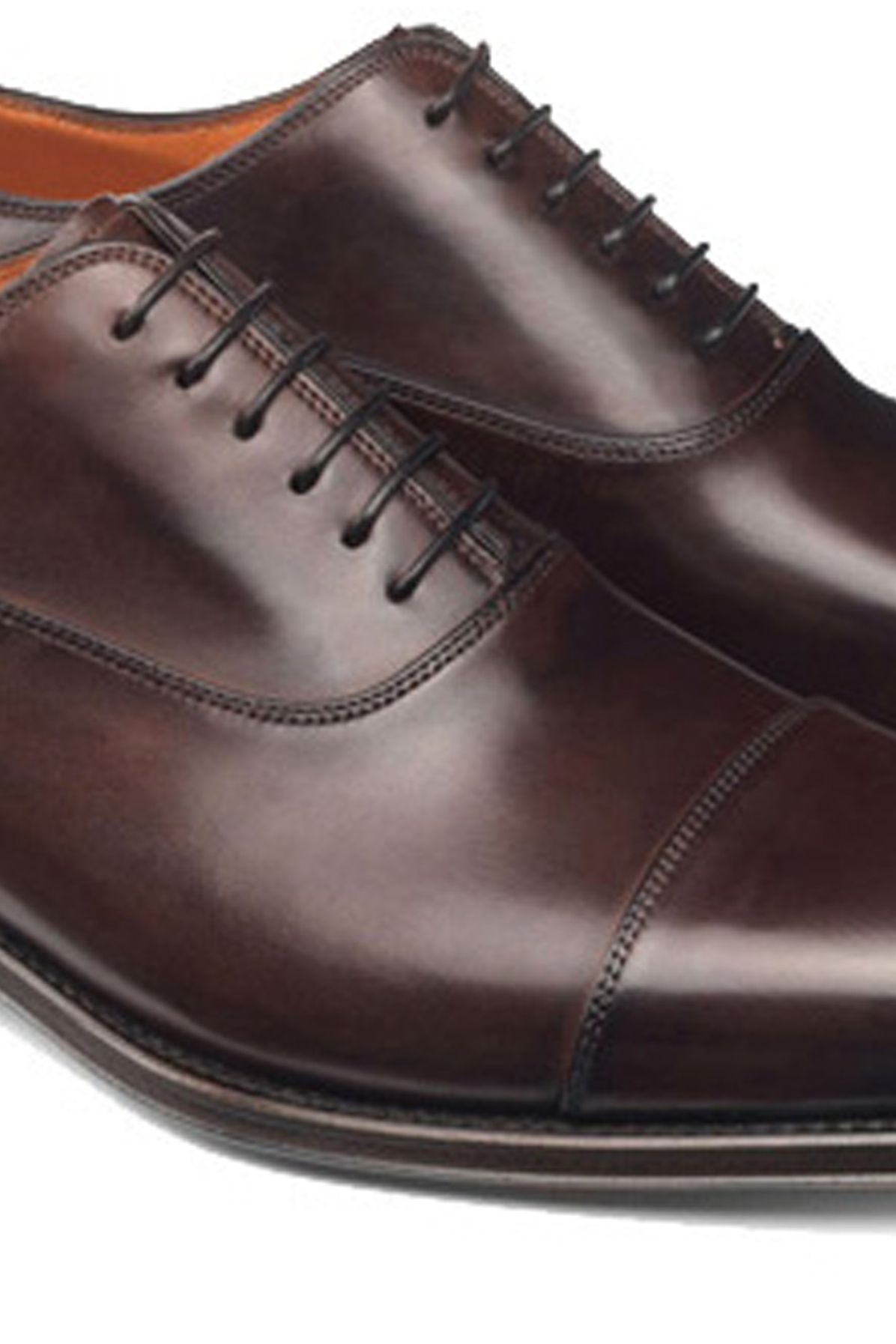 Santoni Leather Oxfords