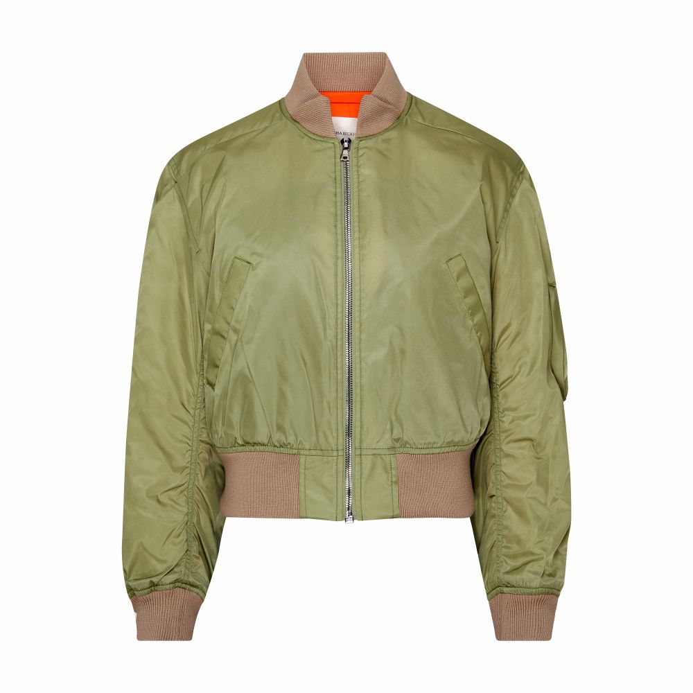 Victoria Beckham Cropped Bomber Jacket