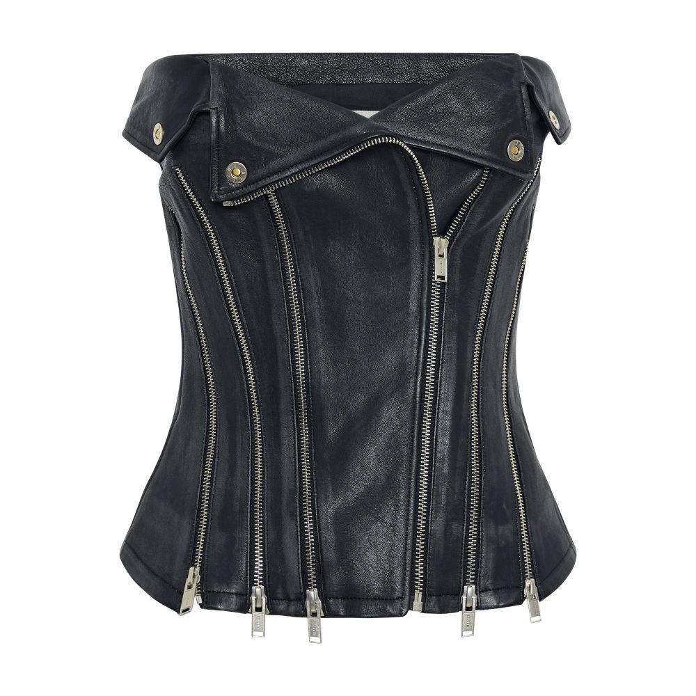 Dion Lee Biker zip corset