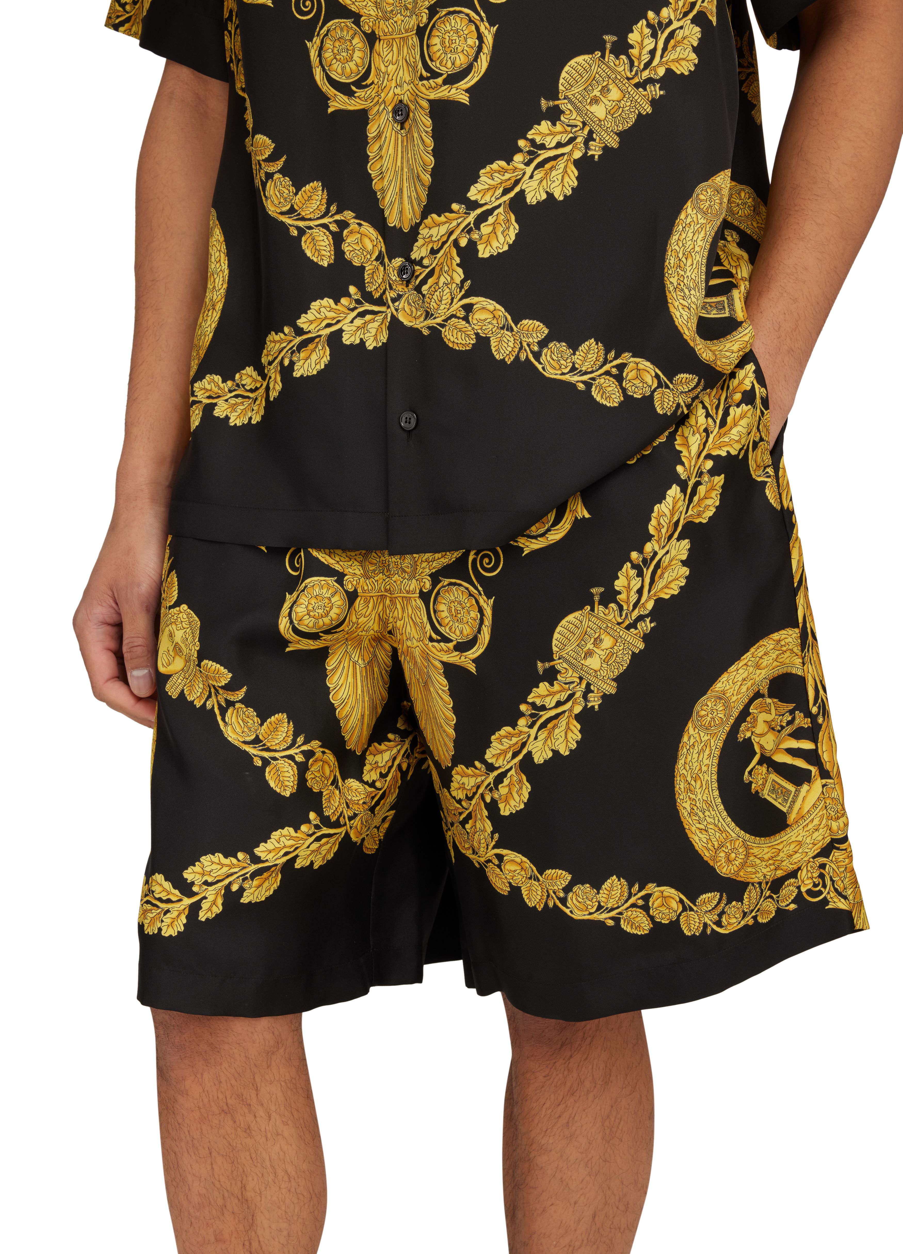 Versace Heritage print shorts