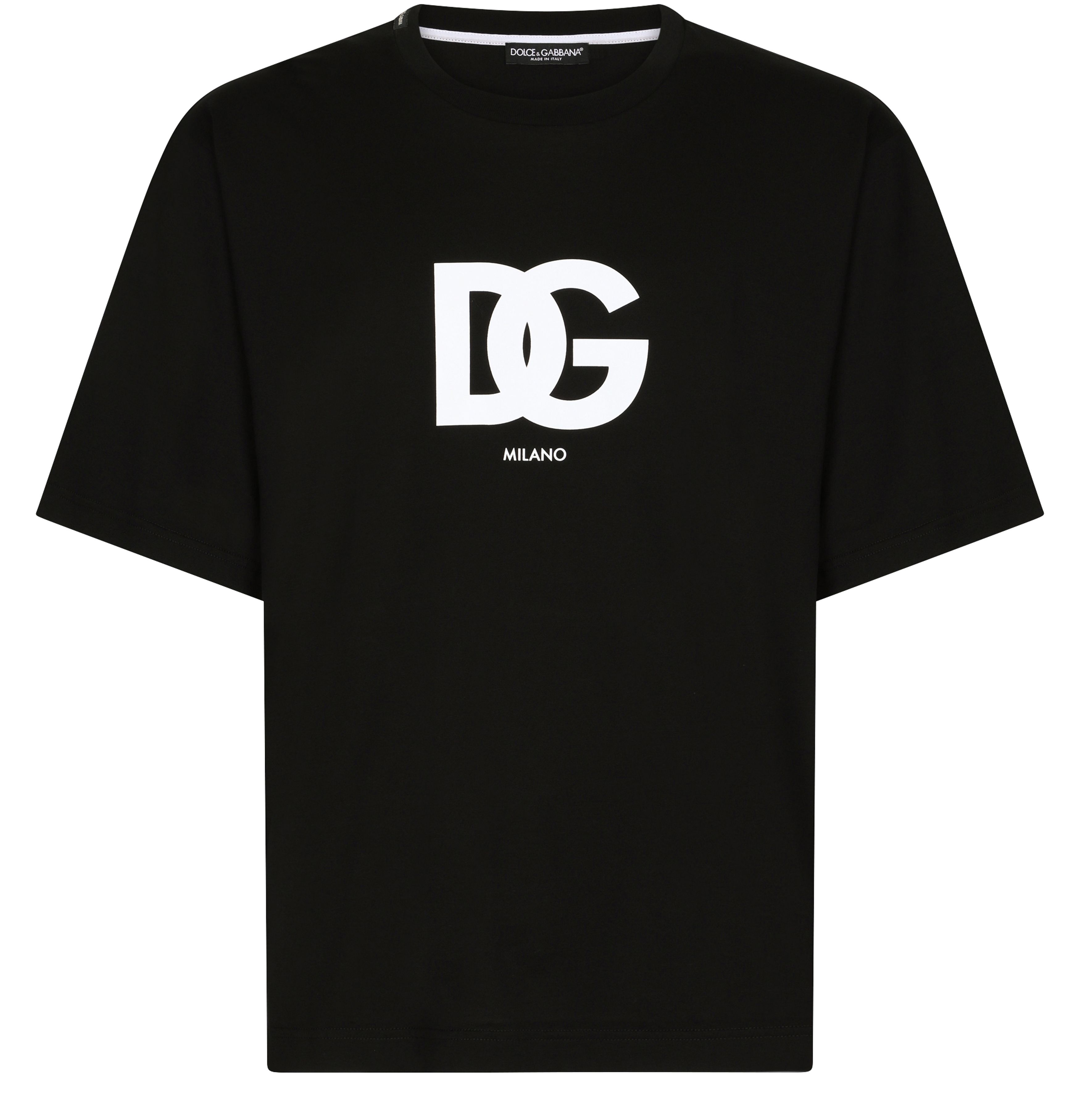 Dolce & Gabbana Cotton T-shirt with DG logo print