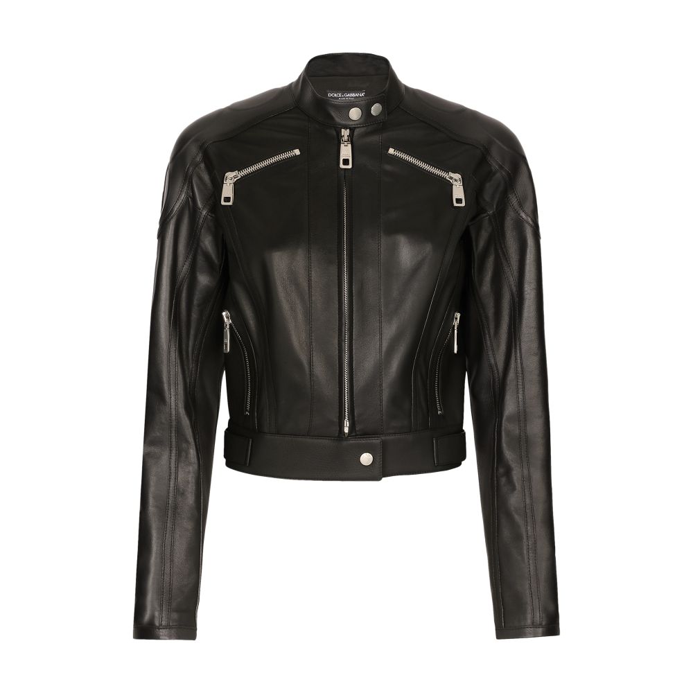 Dolce & Gabbana Nappa leather biker jacket