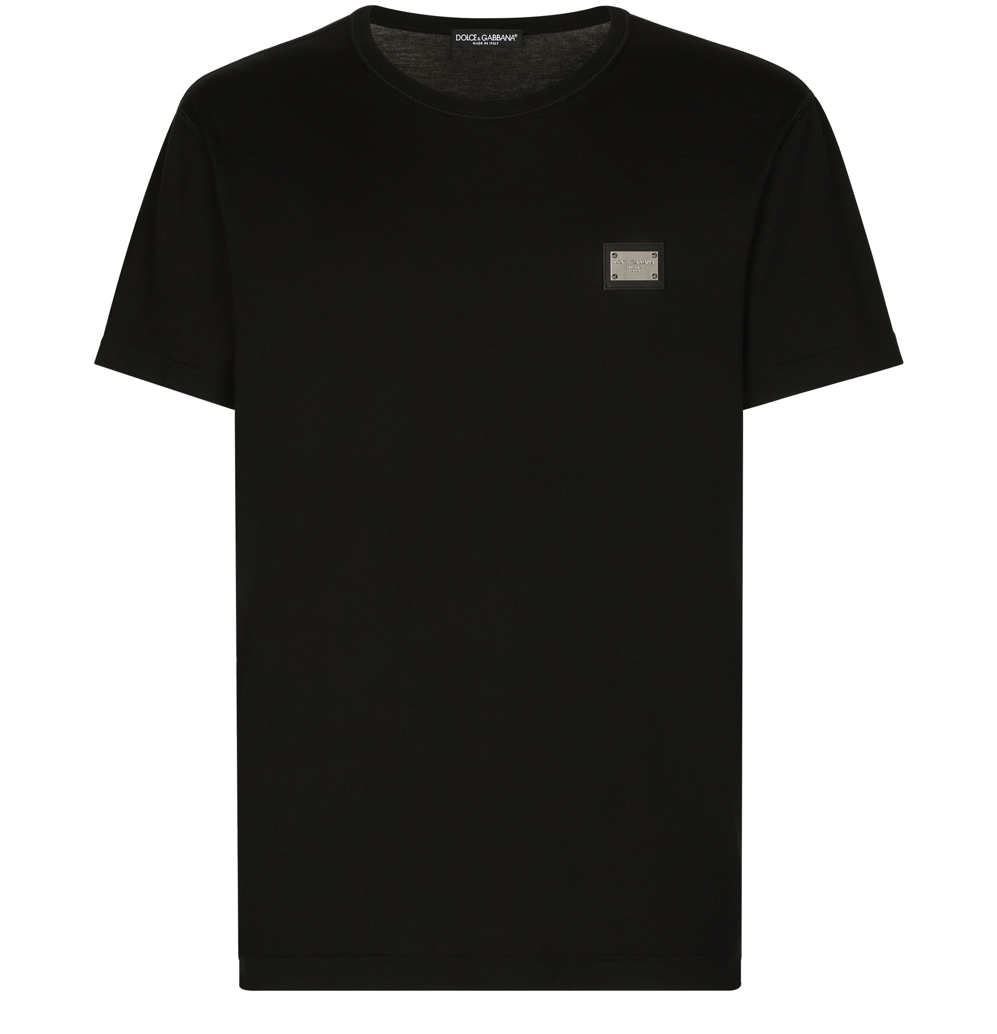 Dolce & Gabbana Cotton T-shirt with branded tag