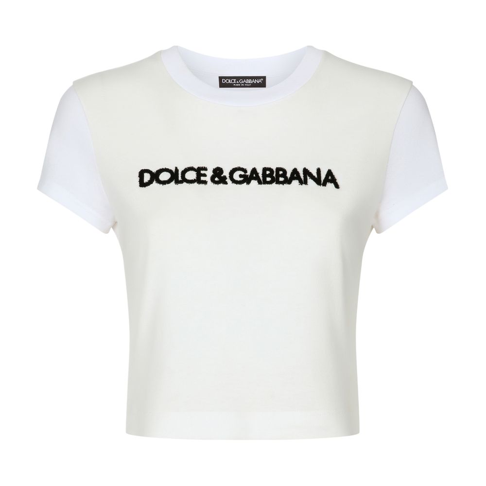 Dolce & Gabbana Short T-shirt with DG logo