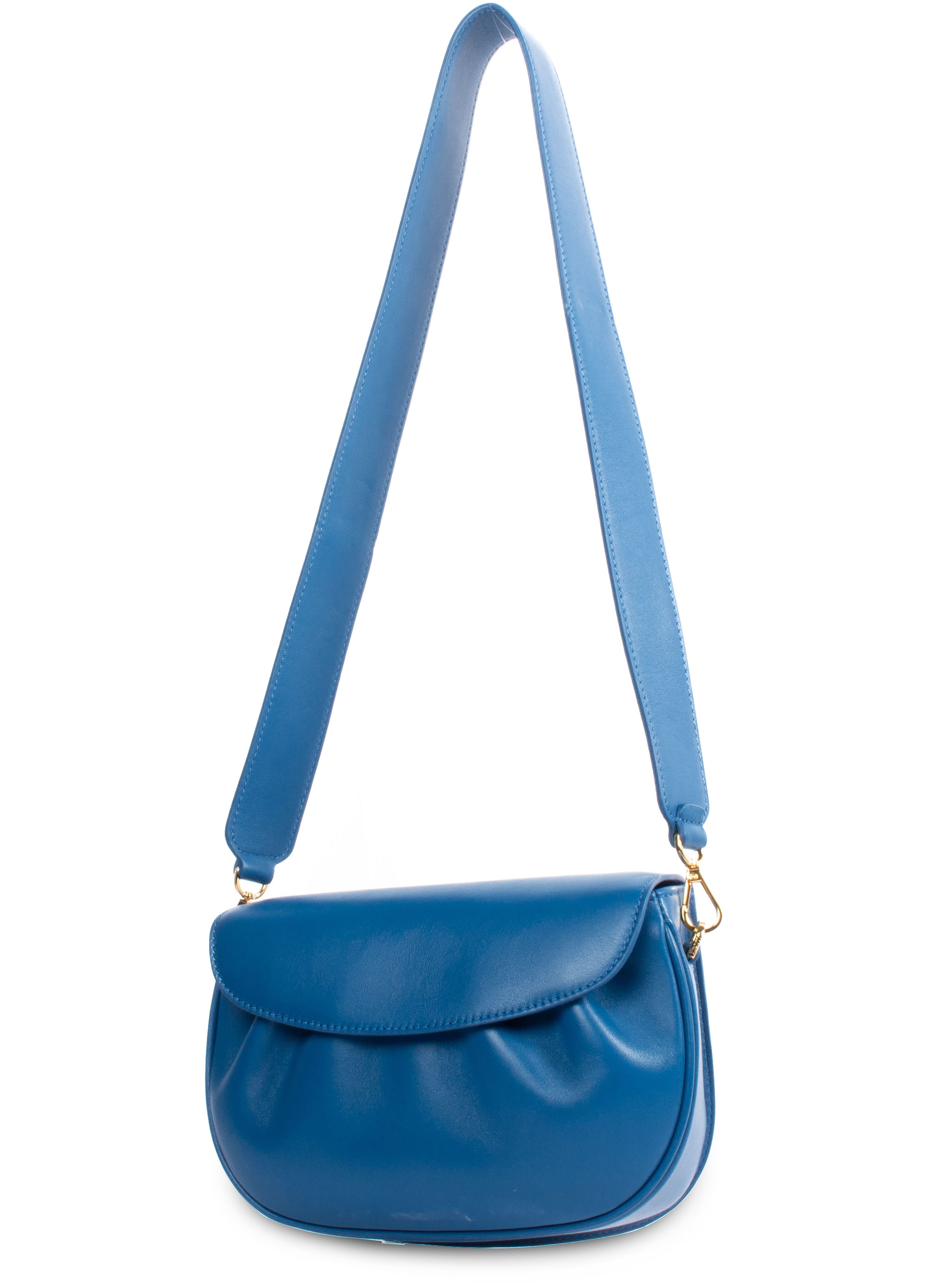 Elleme Dimple Flap leather crossbody bag