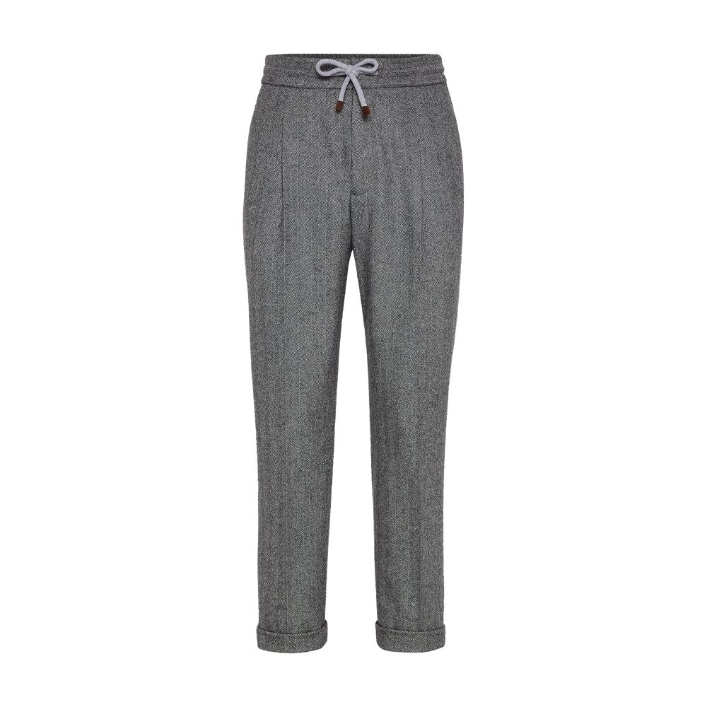 Brunello Cucinelli Herringbone pants