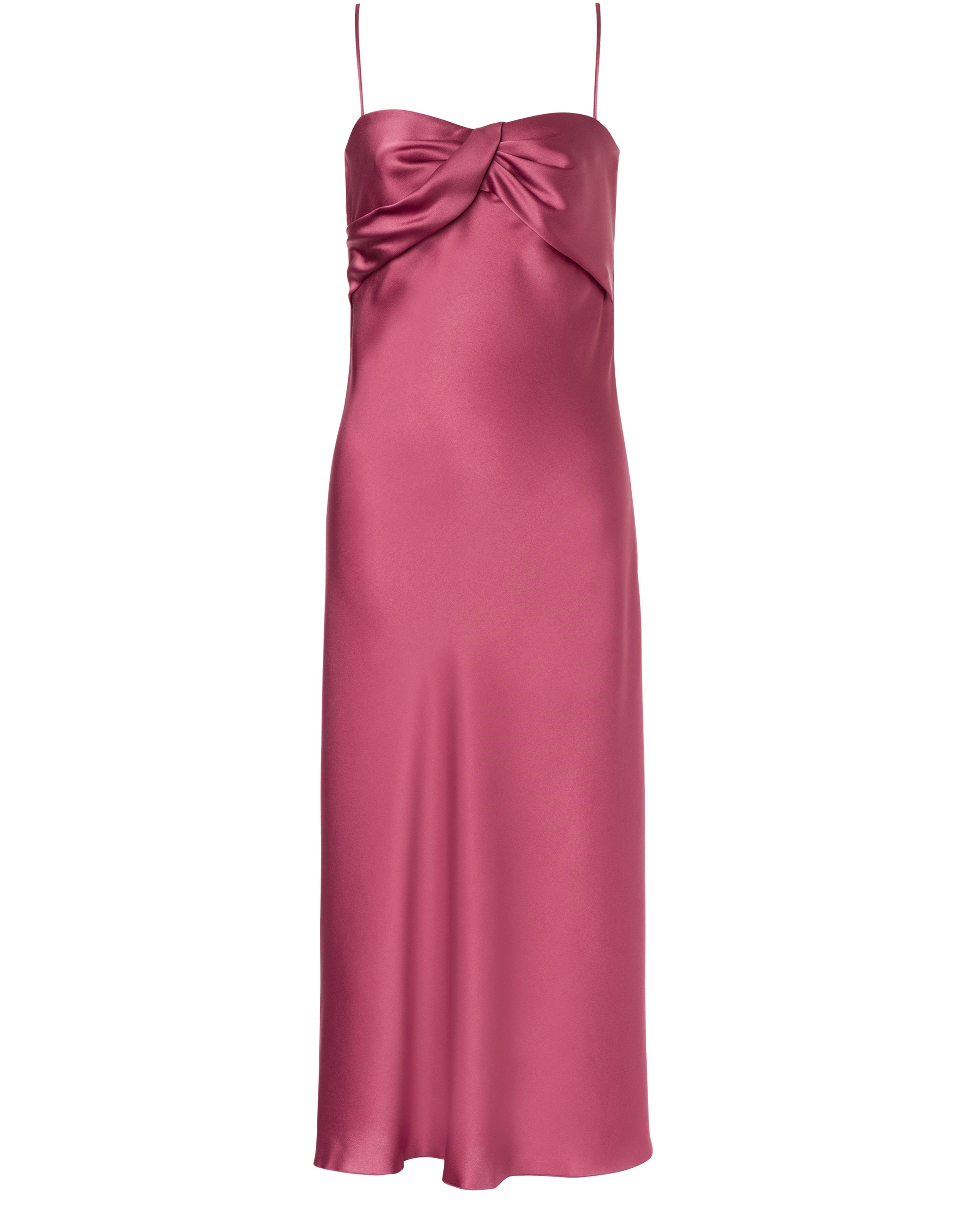 Alberta Ferretti Longuette dress in satin