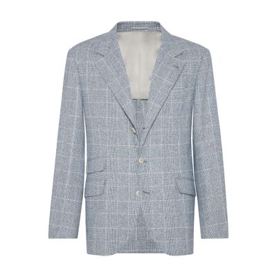 Brunello Cucinelli Prince of Wales Cavallo blazer