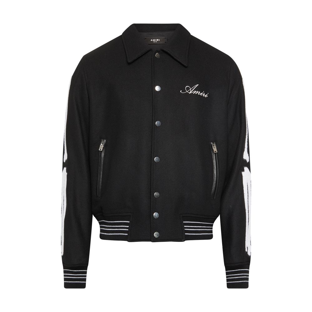 Amiri Bones Varsity bomber jacket