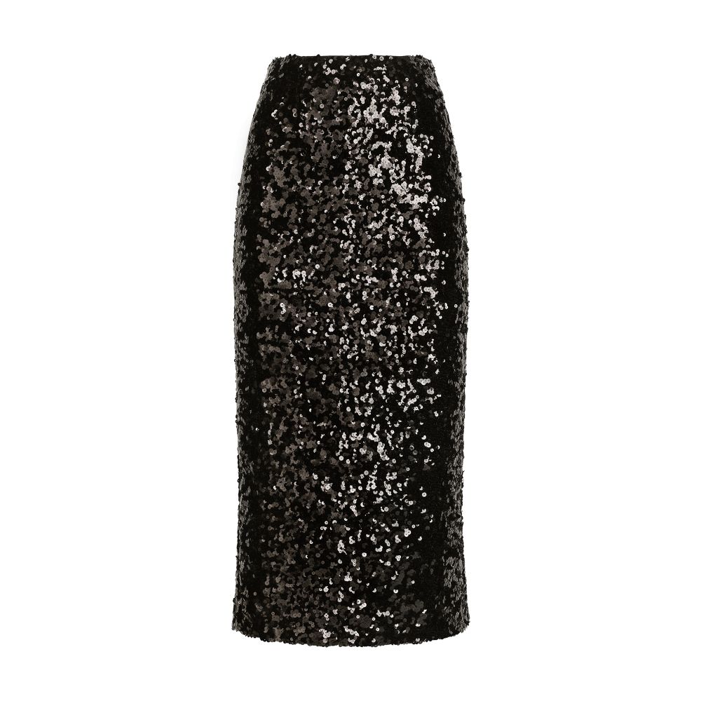 Dolce & Gabbana Sequined calf-length skirt