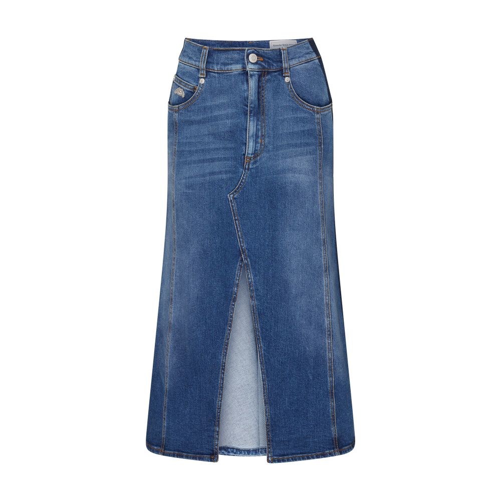 Alexander McQueen Denim skirt