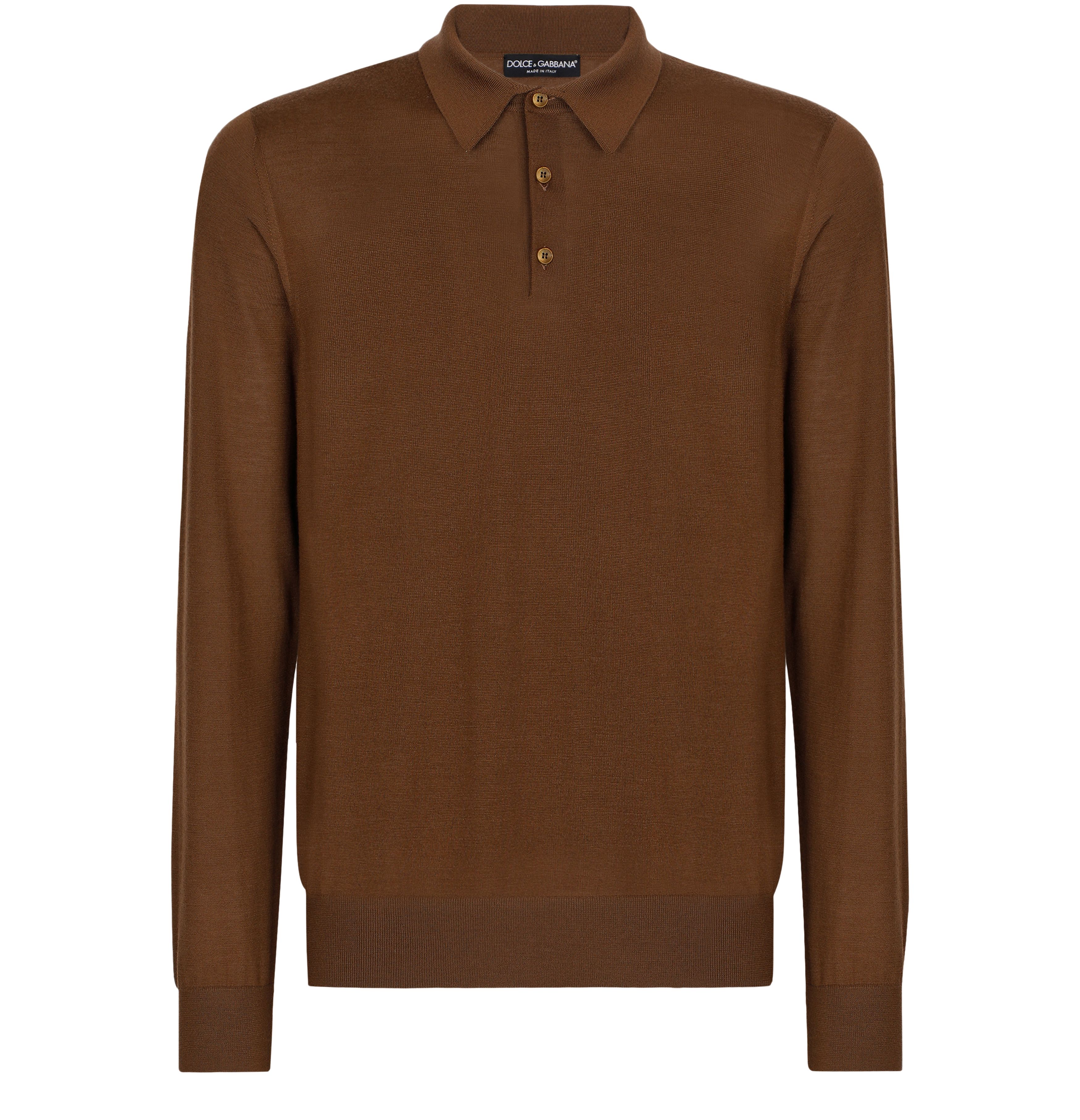 Dolce & Gabbana Extra-fine cashmere polo-shirt