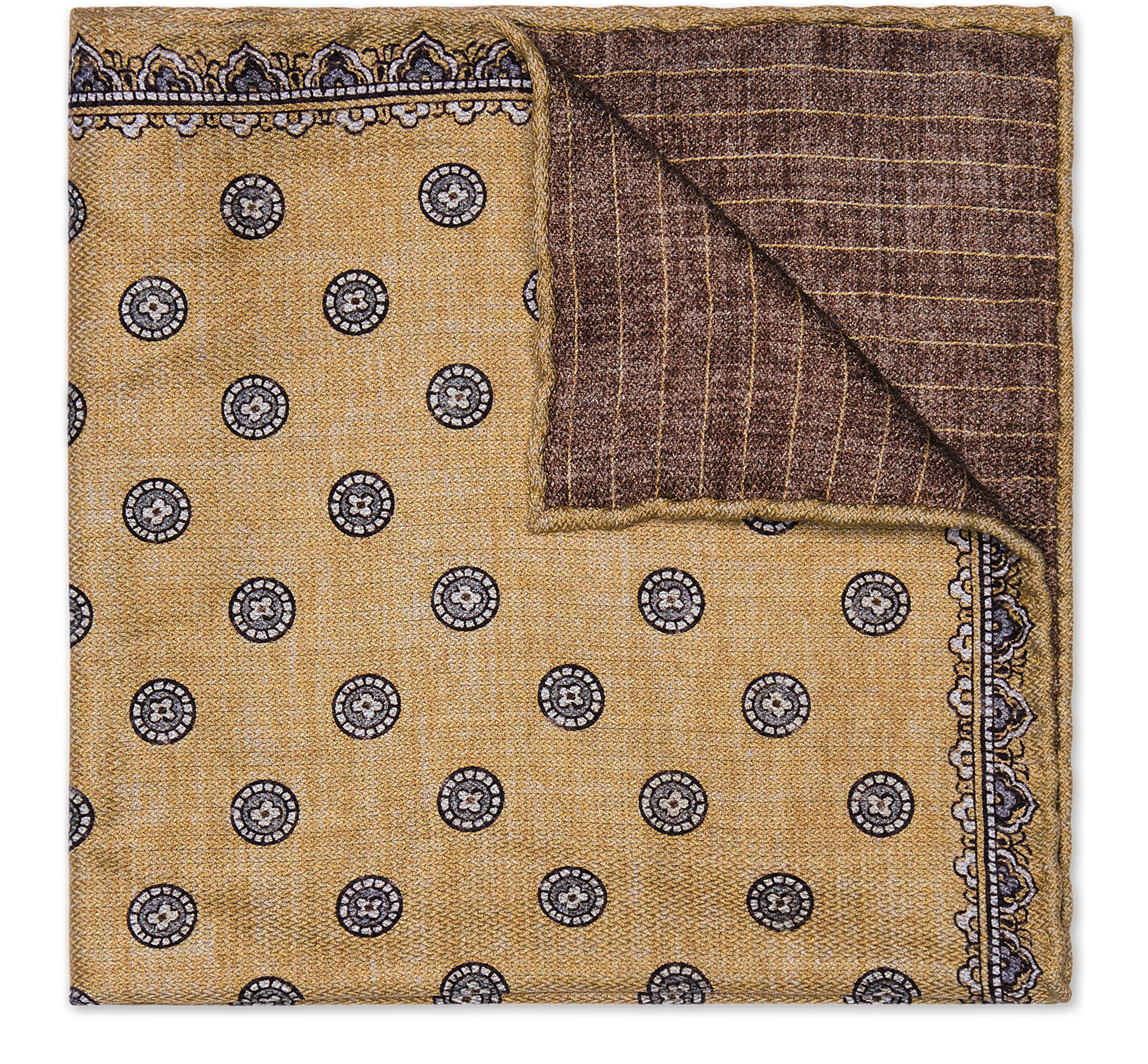 Brunello Cucinelli Pocket square with pattern