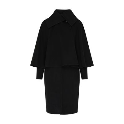 Chloé Wool and cashmere cape coat