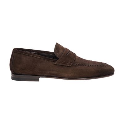 Santoni Suede penny Loafers