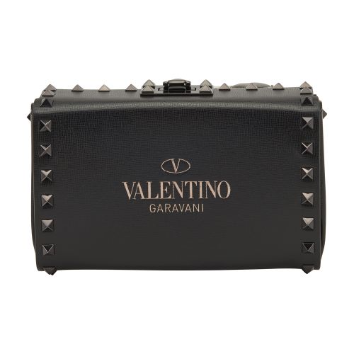 VALENTINO GARAVANI Rockstud calfskin pouch