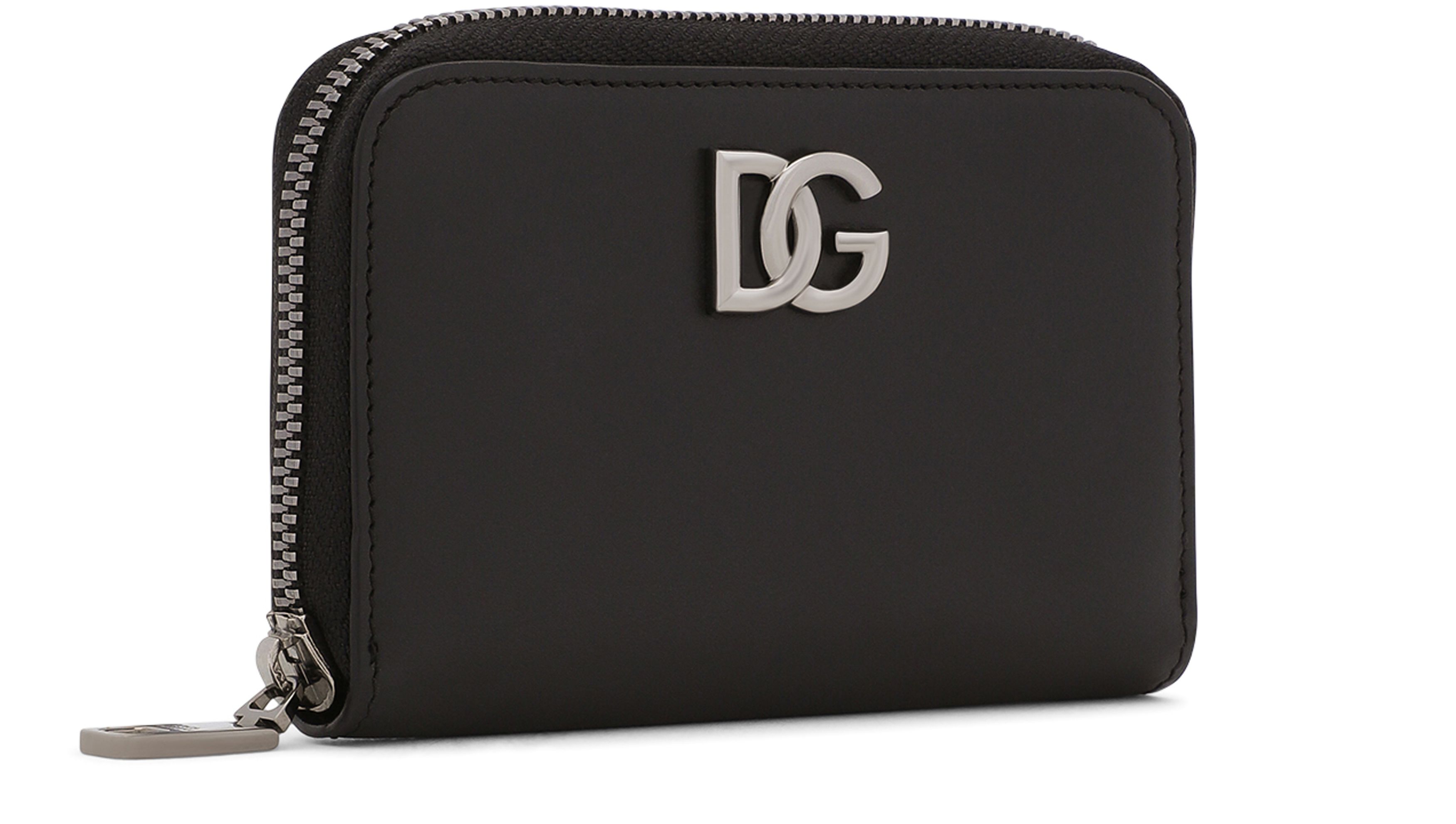 Dolce & Gabbana Calfskin nappa wallet with DG logo