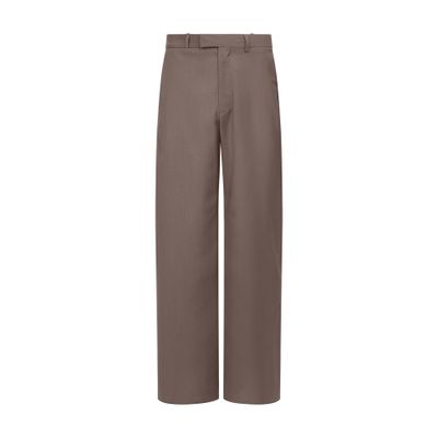 MM6 Maison Margiela Fitted wool broadcloth pants