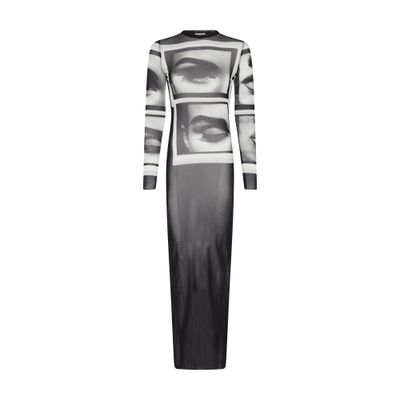 Jean Paul Gaultier The long eyes and lips dress