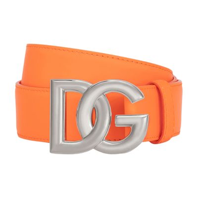 Dolce & Gabbana Calfskin belt with DG logo