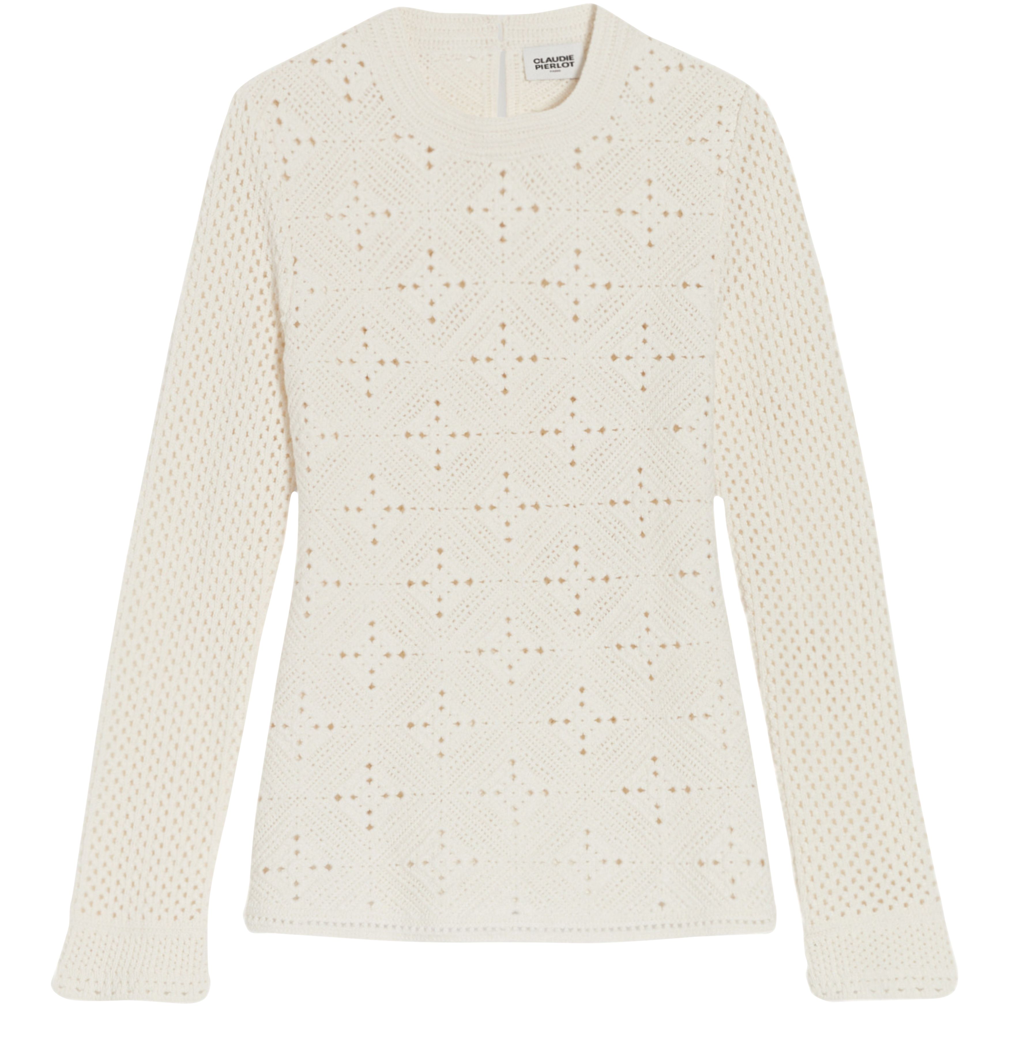  Openwork cotton jumper