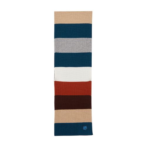 Maison Kitsuné Striped scarf