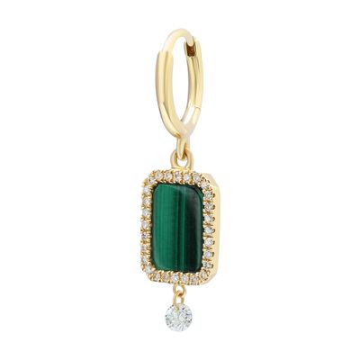 Persée Malachite diamonds piercing