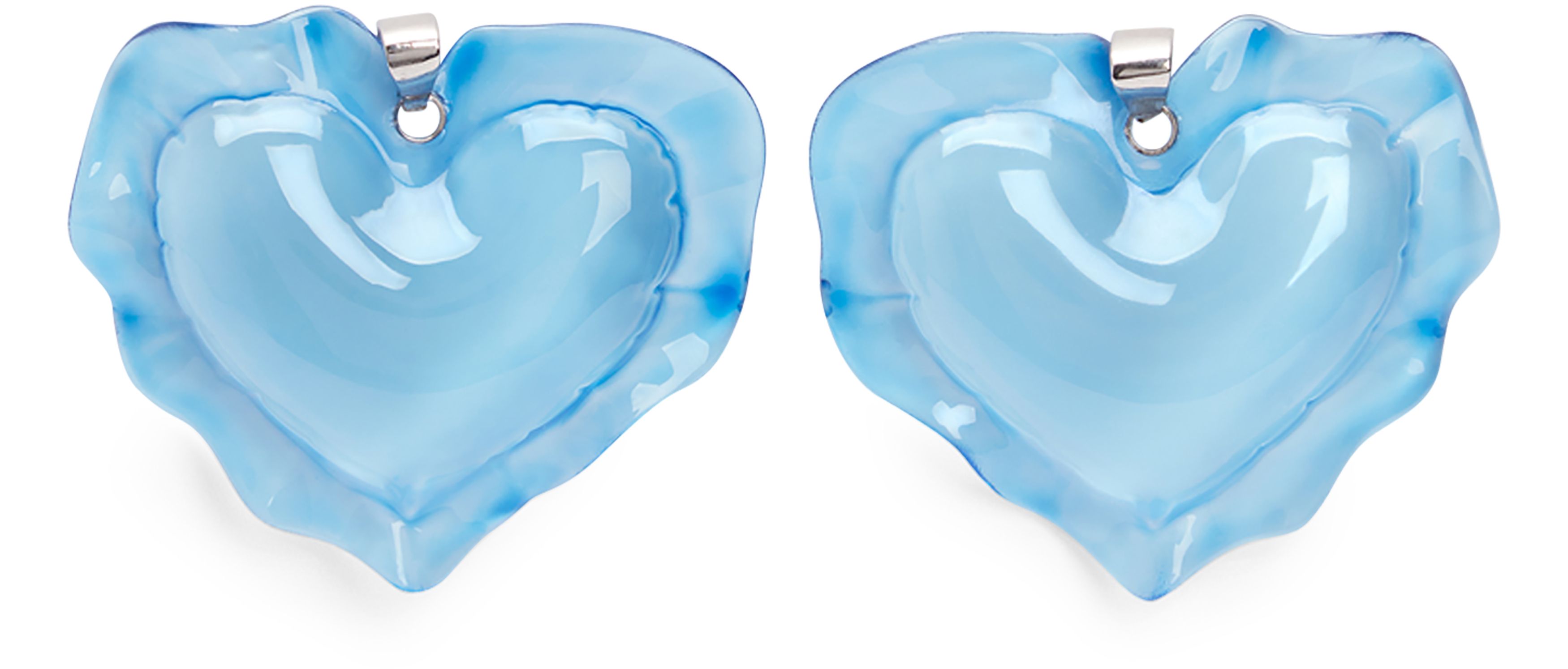 Nina Ricci Cushion heart earrings