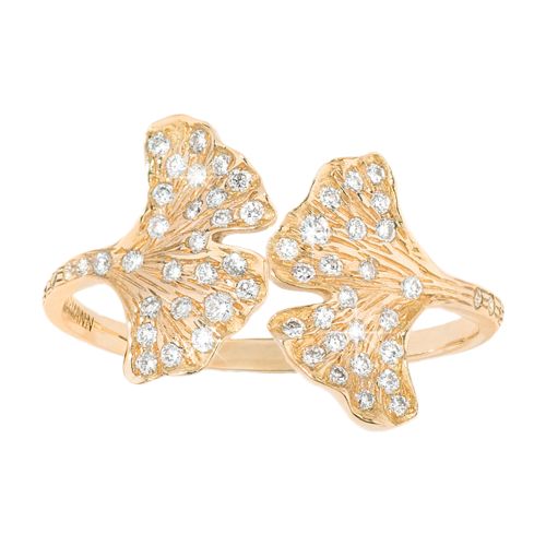  Gingko diamonds ring