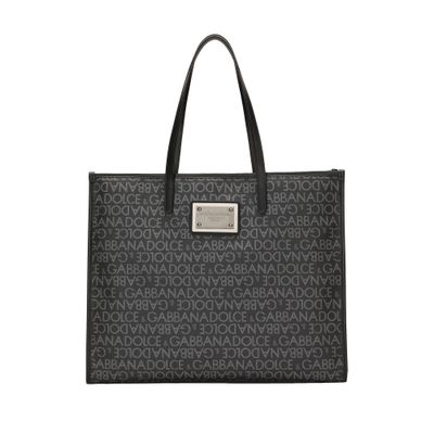 Dolce & Gabbana Large coated jacquard shopper