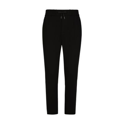 Dolce & Gabbana Jersey jogging pants with DG patch