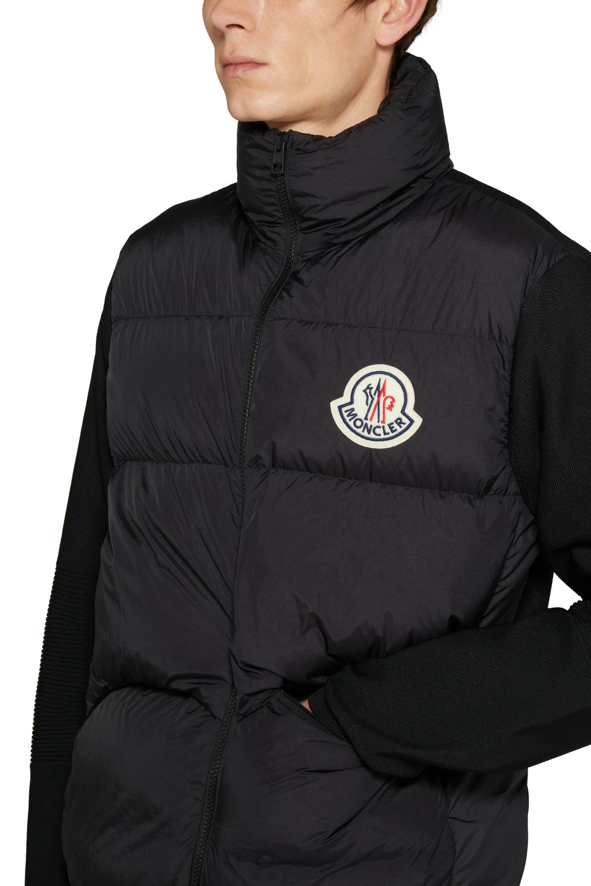 Moncler Bi-material jacket