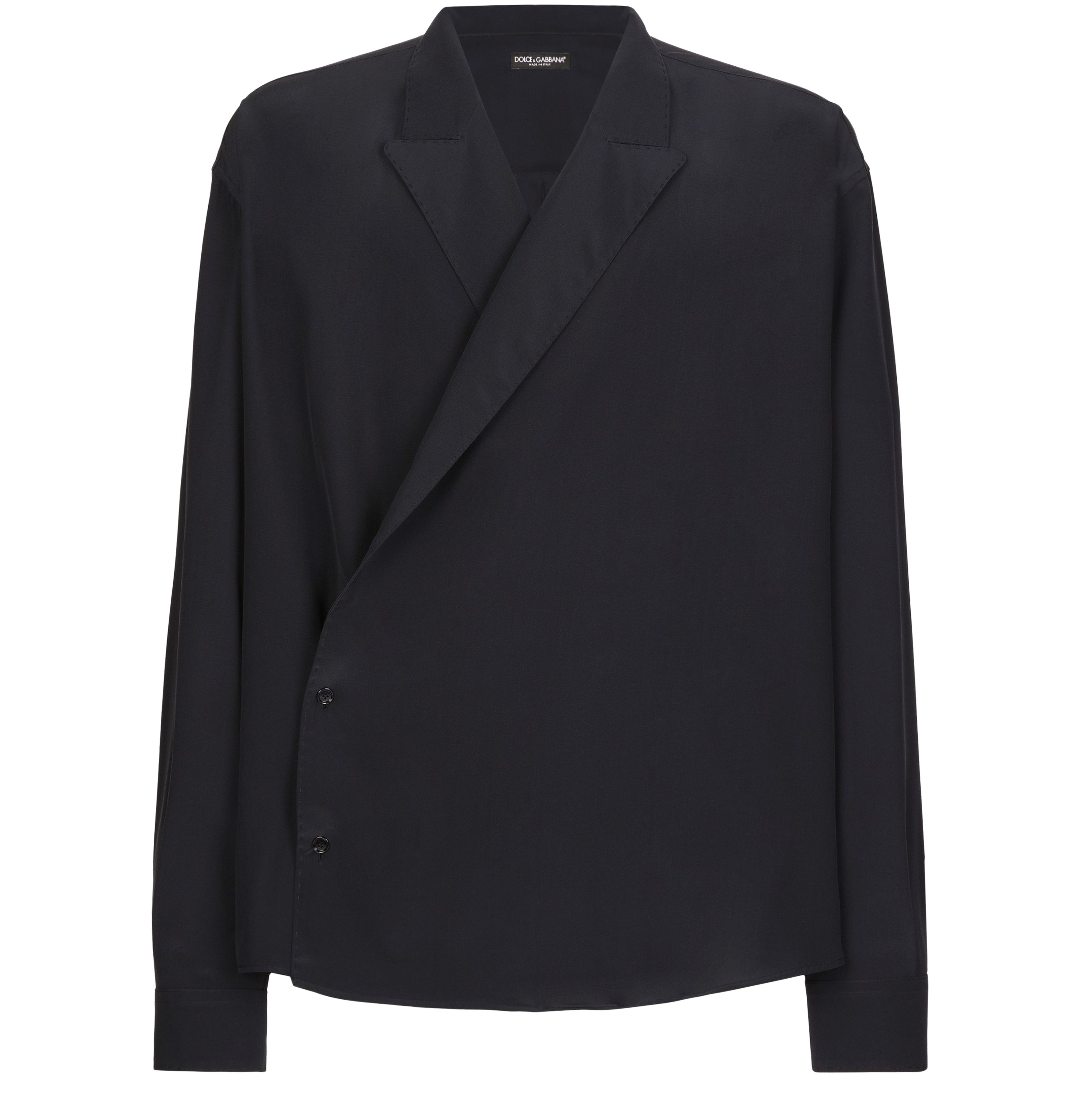 Dolce & Gabbana Oversize silk crepe de chine shirt