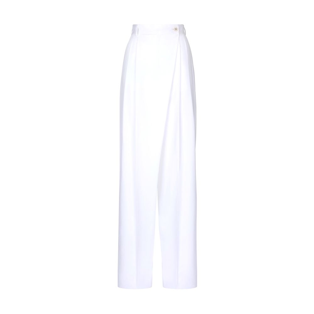 Dolce & Gabbana Flared cotton poplin pants