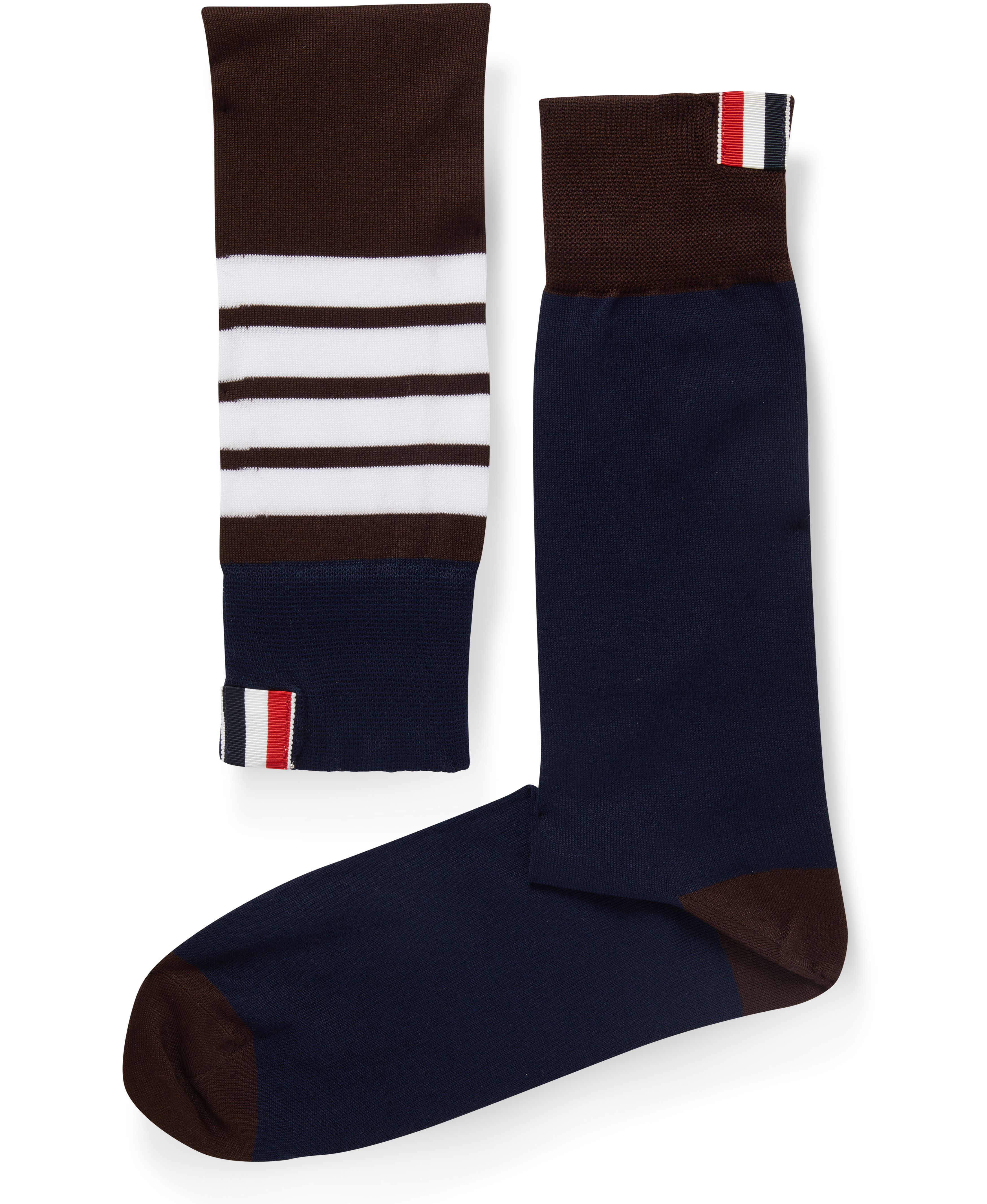 Thom Browne 4-Bar socks in cotton