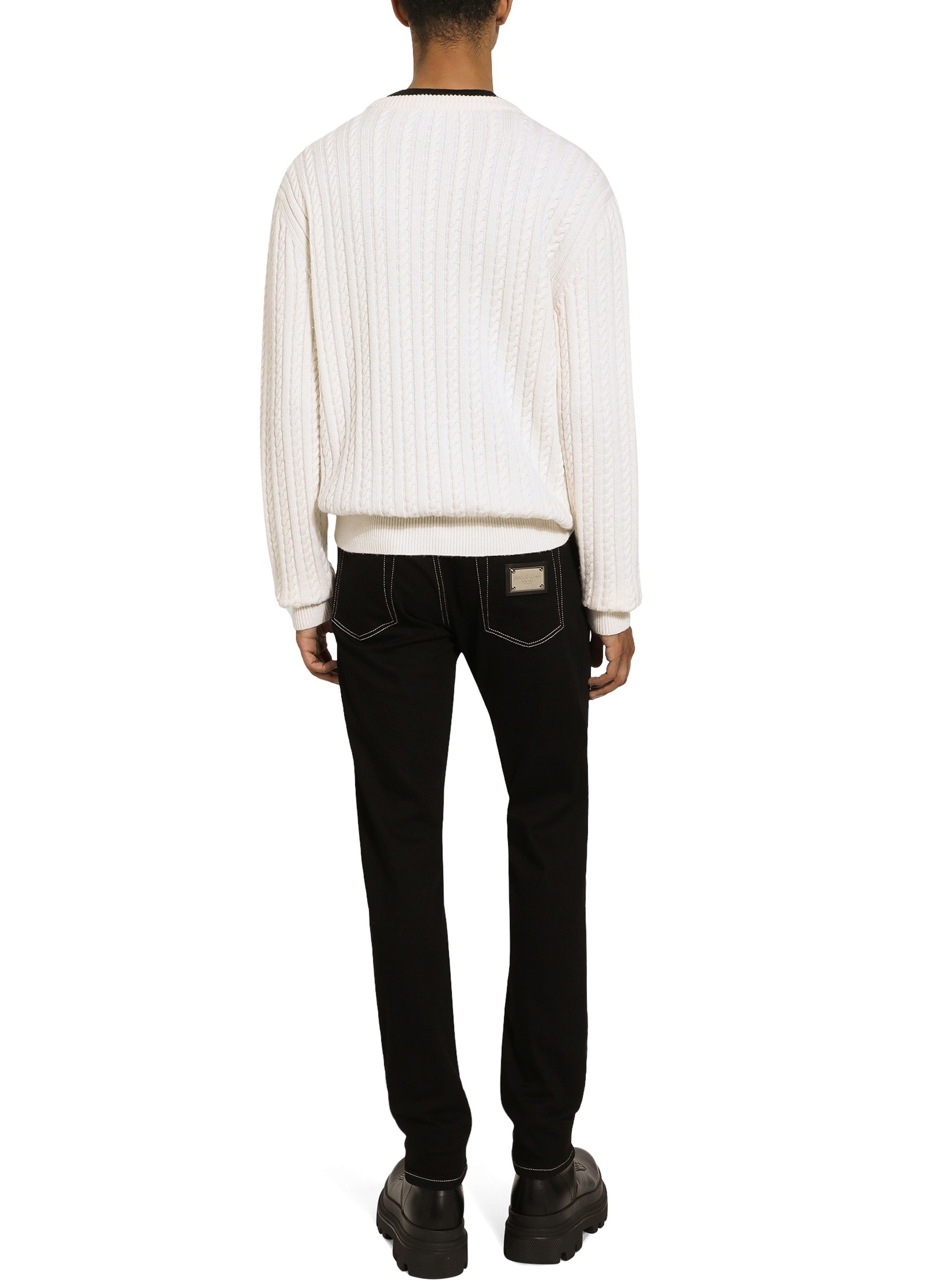 Dolce & Gabbana Wool round-neck sweater