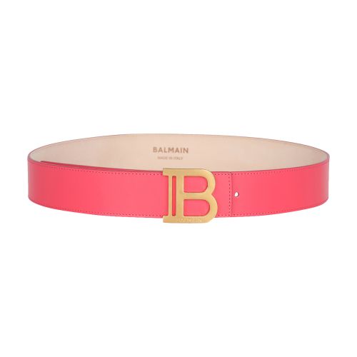 Balmain Smooth leather B-Belt belt